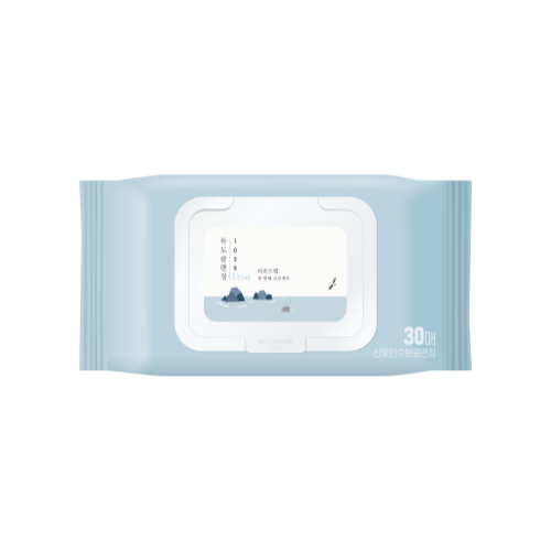 ROUND LAB 1025 Dokdo Cleansing Tissue (30ea) — product view 1