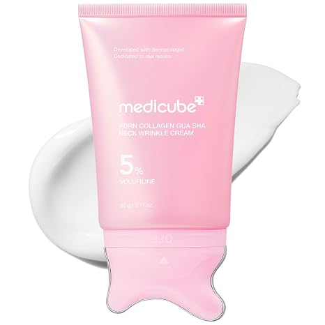 MEDICUBE PDRN Collagen Gua Sha Neck Wrinkle Cream — product packaging