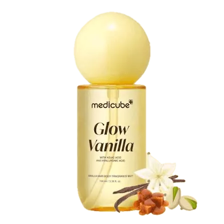 MEDICUBE Vanilla Hair Body Fragrance Mist 100ml — product packaging