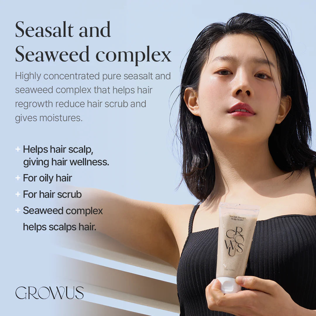 GROWUS Sea Salt Therapy Scalp Scaler 120g — product view 3