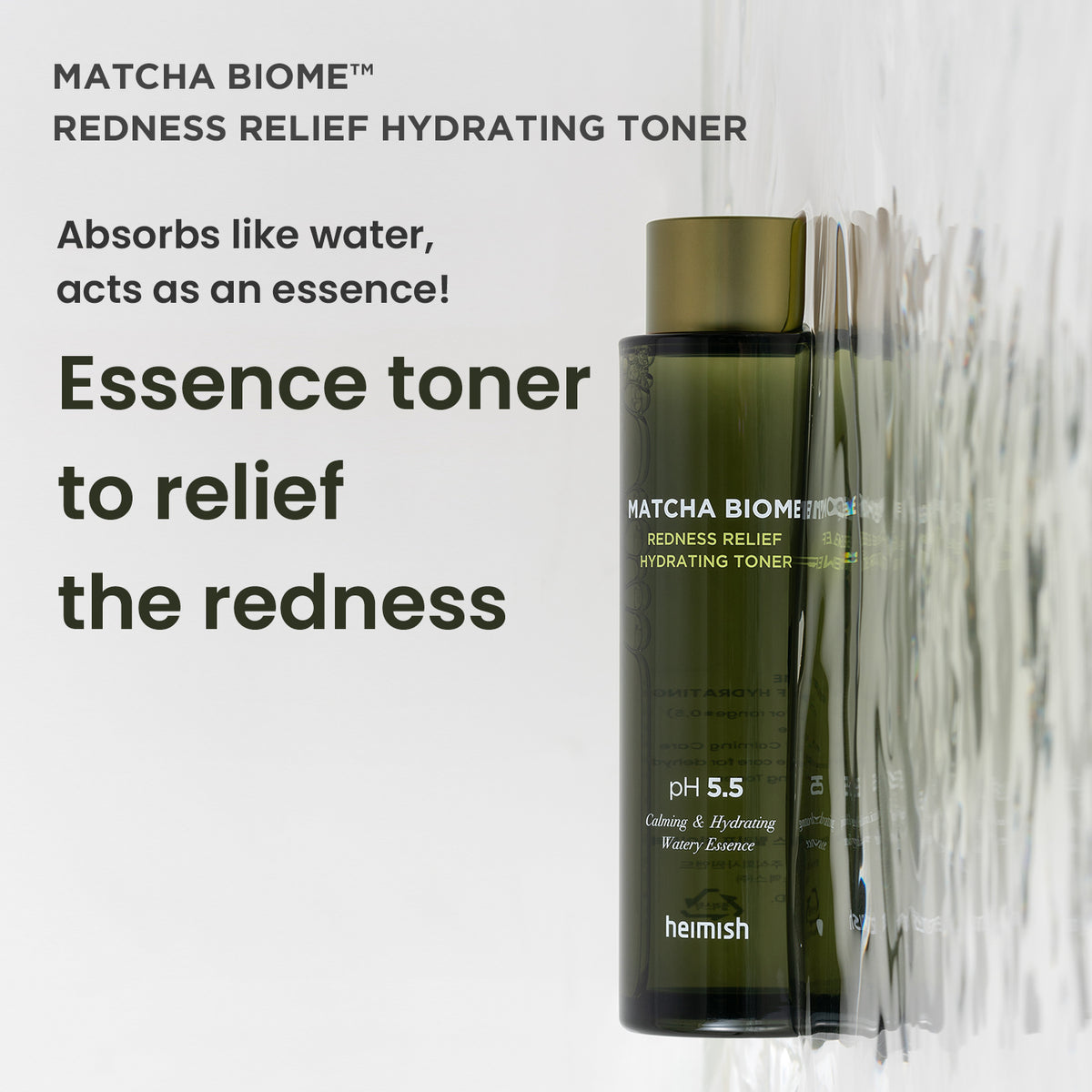 heimish Matcha Biome Redness Relief Hydrating Toner 150ml — product view 2