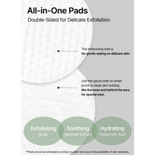celimax Heartleaf BHA Peeling Pad (60ea) — product view 5