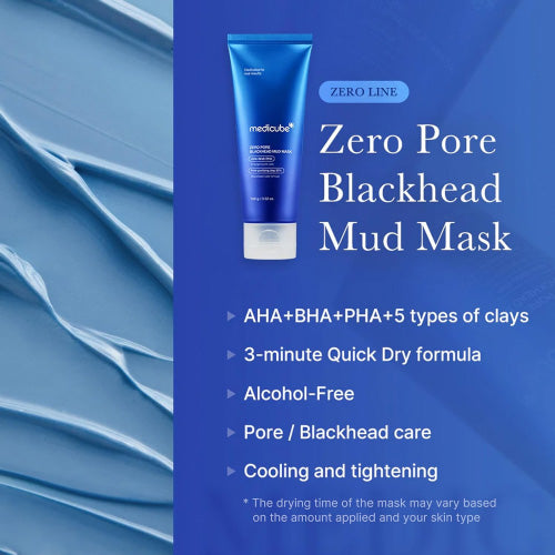 MEDICUBE Zero Pore Blackhead Mud Mask 100g — product image 2