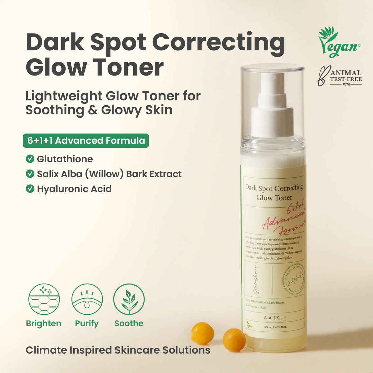 AXIS-Y Dark Spot Correcting Glow Toner 125ml — gallery view 2