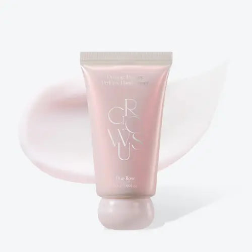 GROWUS Damage Therapy Perfume Hand Cream 50ml #Due Rose — product packaging