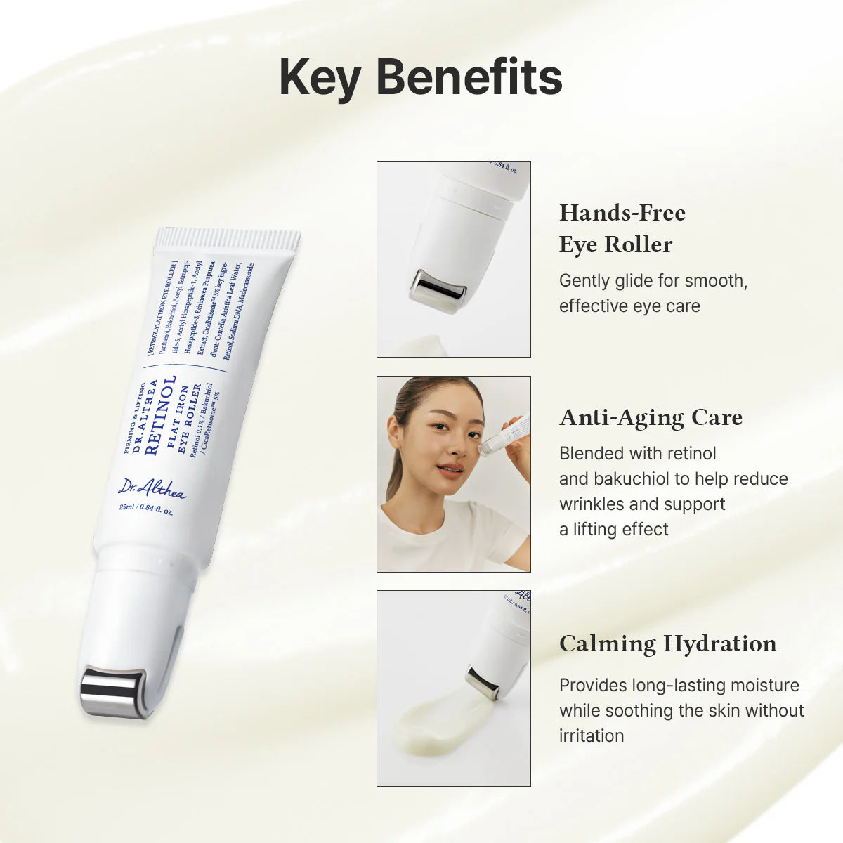 Dr.Althea Retinol Flat Iron Eye Roller 25ml — product image 3