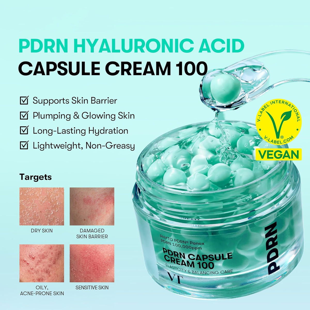 VT Cosmetics PDRN Capsule Cream 100 50ml — gallery view 3