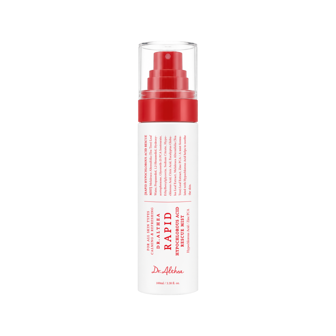 Dr.Althea Rapid Hypochlorous Acid Rescue Mist 100ml — product packaging