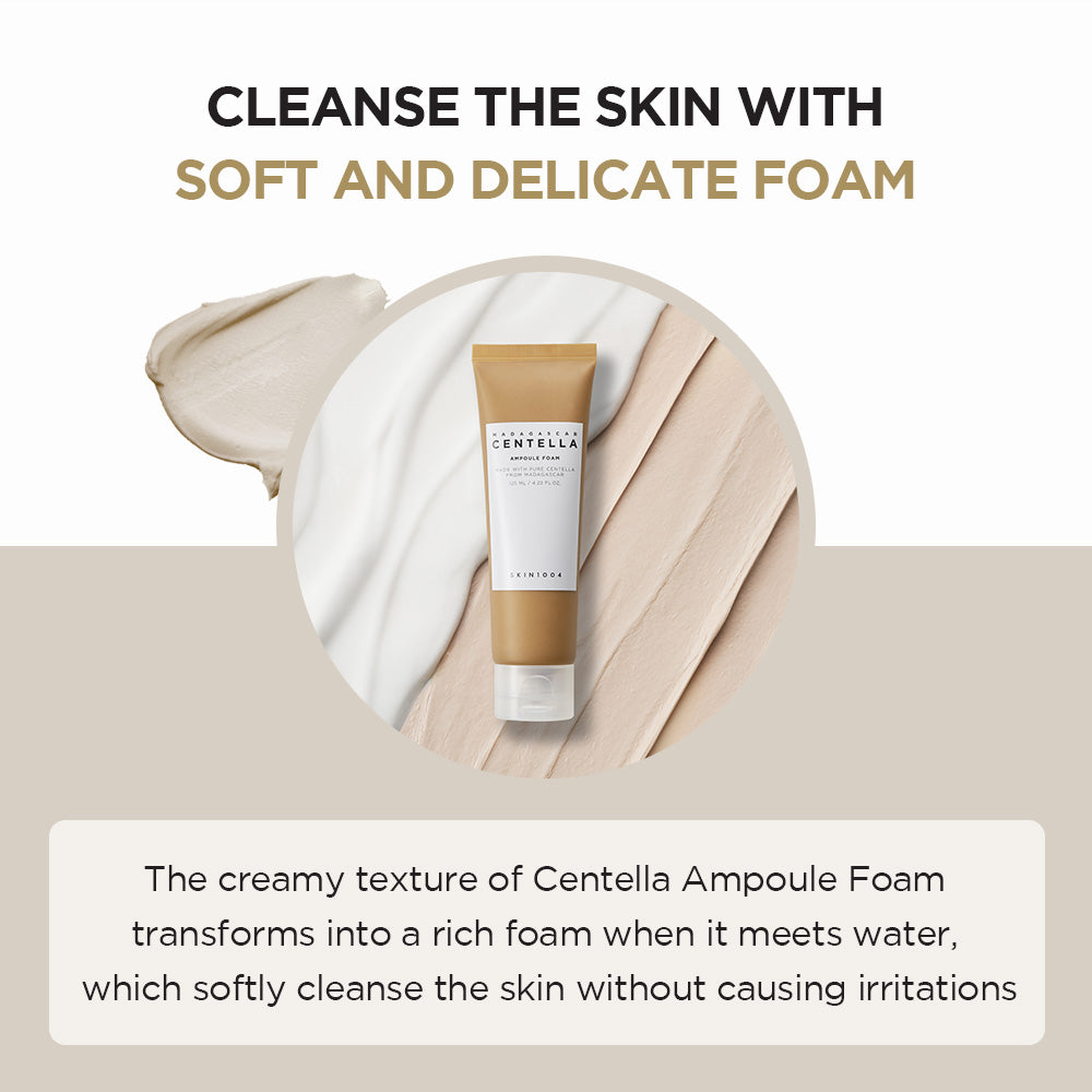 SKIN1004 Madagascar Centella Cleansing Oil & Ampoule Foam Travel Kit (Oil 30ml 3ea & Foam 20ml 3ea) — product image 3