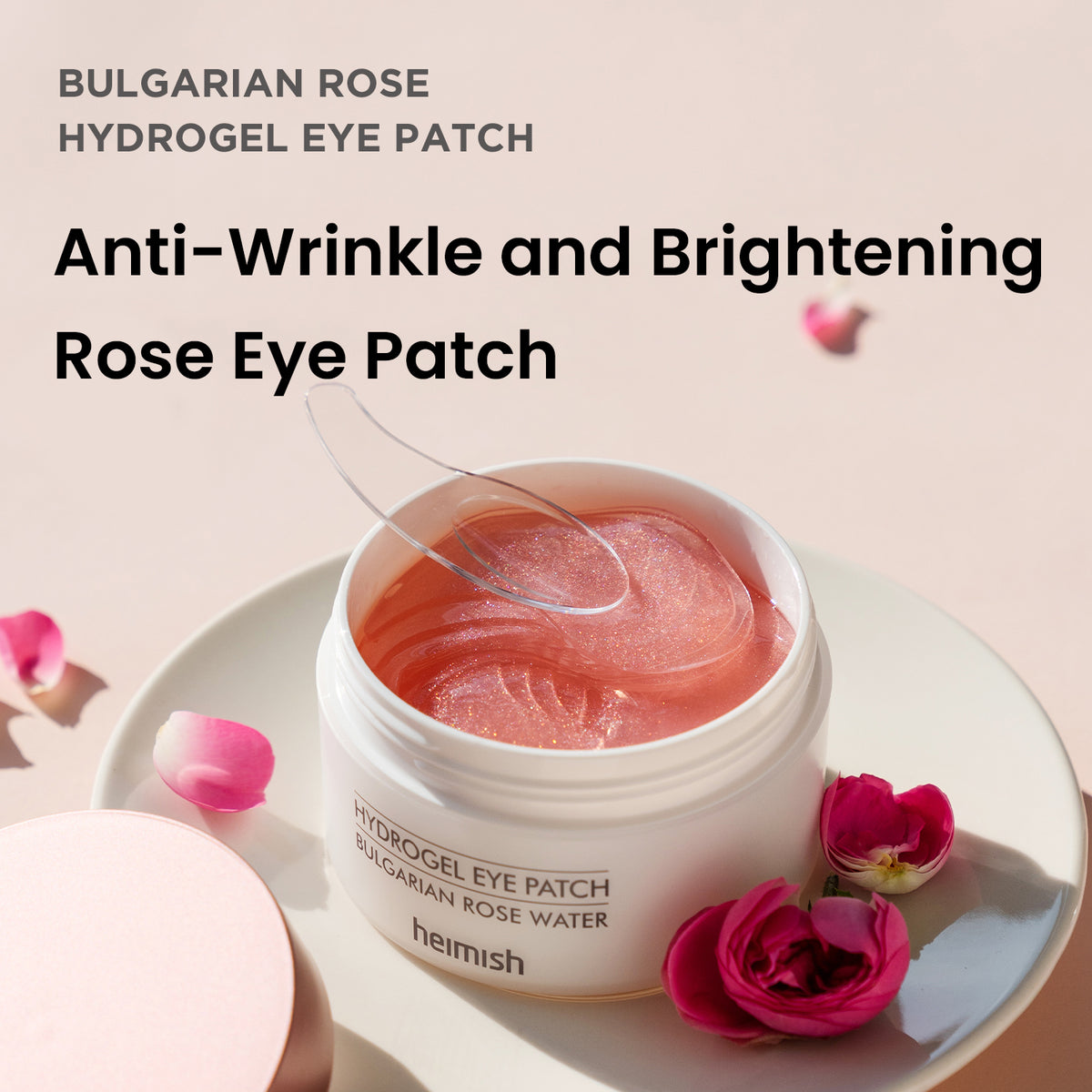 heimish Bulgarian Rose Water Hydrogel Eye Patch (60ea) — product image 2